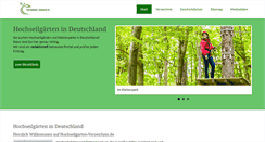 Desktop Screenshot of hochseilgarten-verzeichnis.de