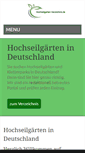 Mobile Screenshot of hochseilgarten-verzeichnis.de